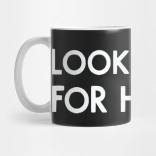 Looking up (white) Mug